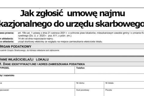 Zgłoszenie najmu do US: kiedy umowa, a kiedy podatek? Uniknij błędów!