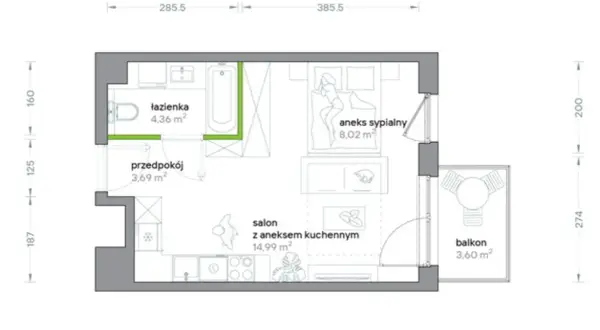 Ile metrów ma M4? Poznaj metraż i układ 3 pokoi (55-75m²)