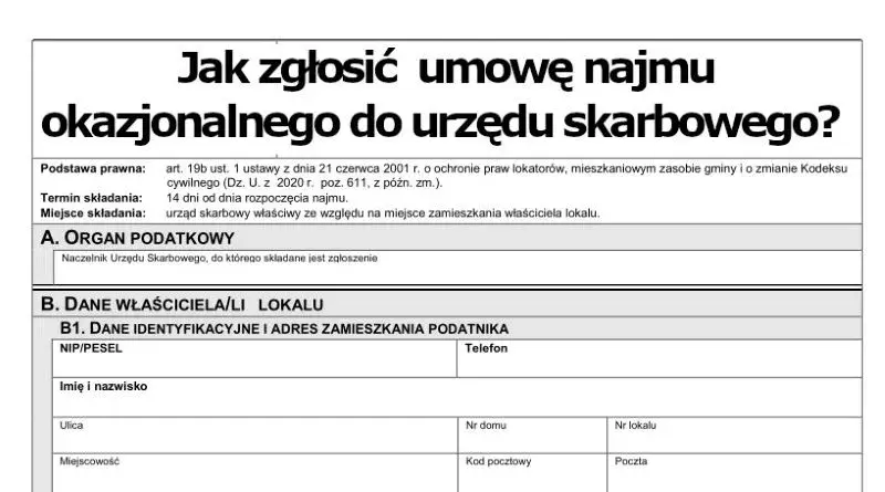 Zgłoszenie najmu do US: kiedy umowa, a kiedy podatek? Uniknij błędów!
